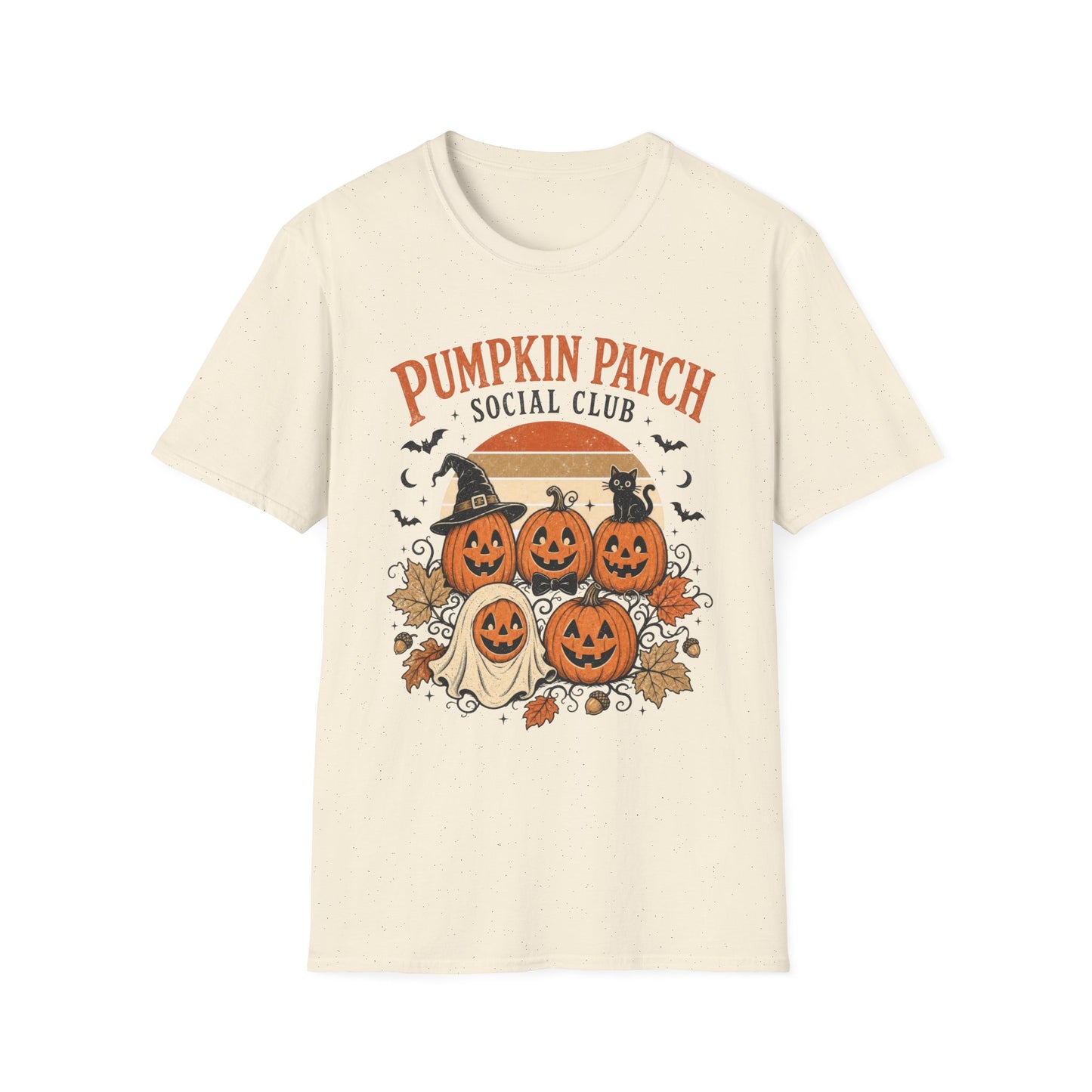 Pumpkin Patch Social Club T-Shirt | Retro Fall Pumpkin Graphic Tee