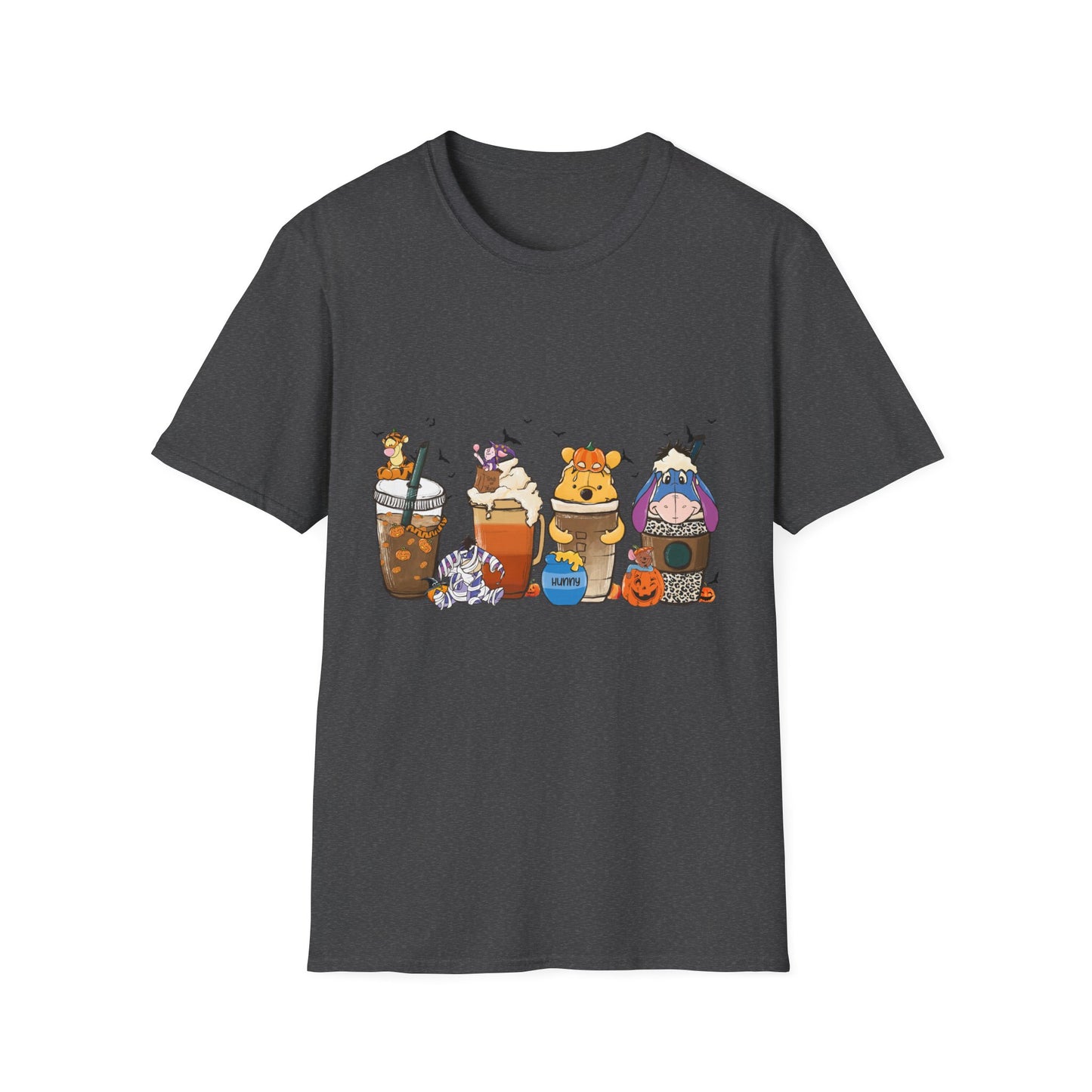 Cute Fall T-Shirt | Pumpkin Latte Cow & Friends Graphic Tee