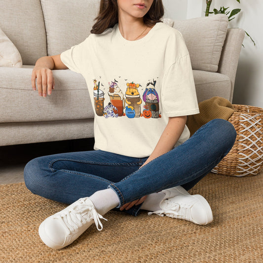 Cute Fall T-Shirt | Pumpkin Latte Cow & Friends Graphic Tee
