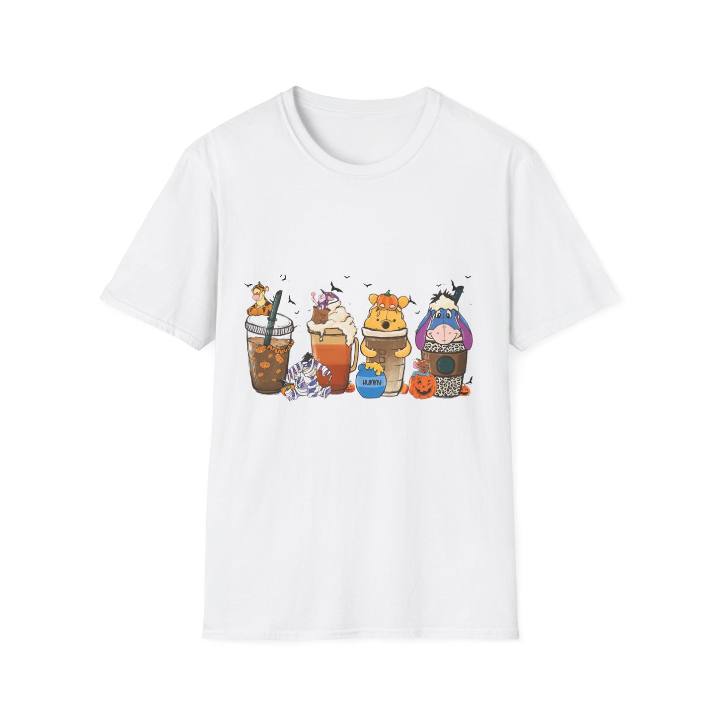 Cute Fall T-Shirt | Pumpkin Latte Cow & Friends Graphic Tee