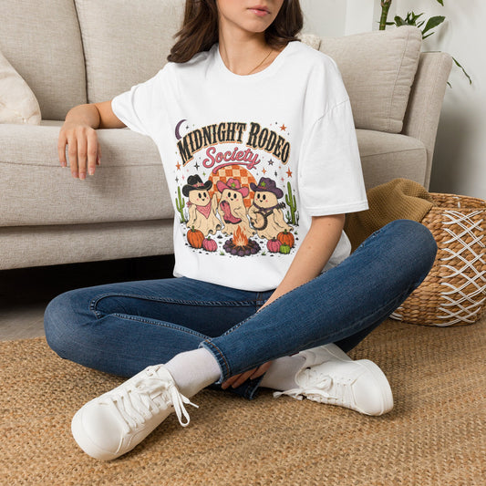 Midnight Rodeo Society T-Shirt | Western Halloween Cowgirl Tee