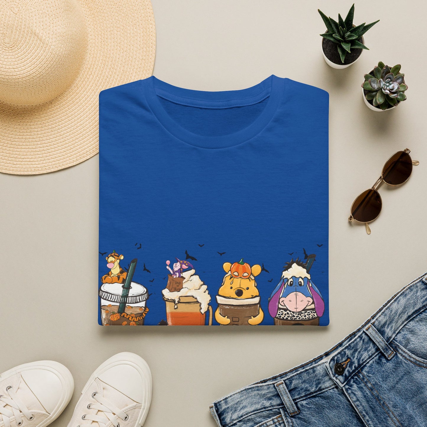 Cute Fall T-Shirt | Pumpkin Latte Cow & Friends Graphic Tee