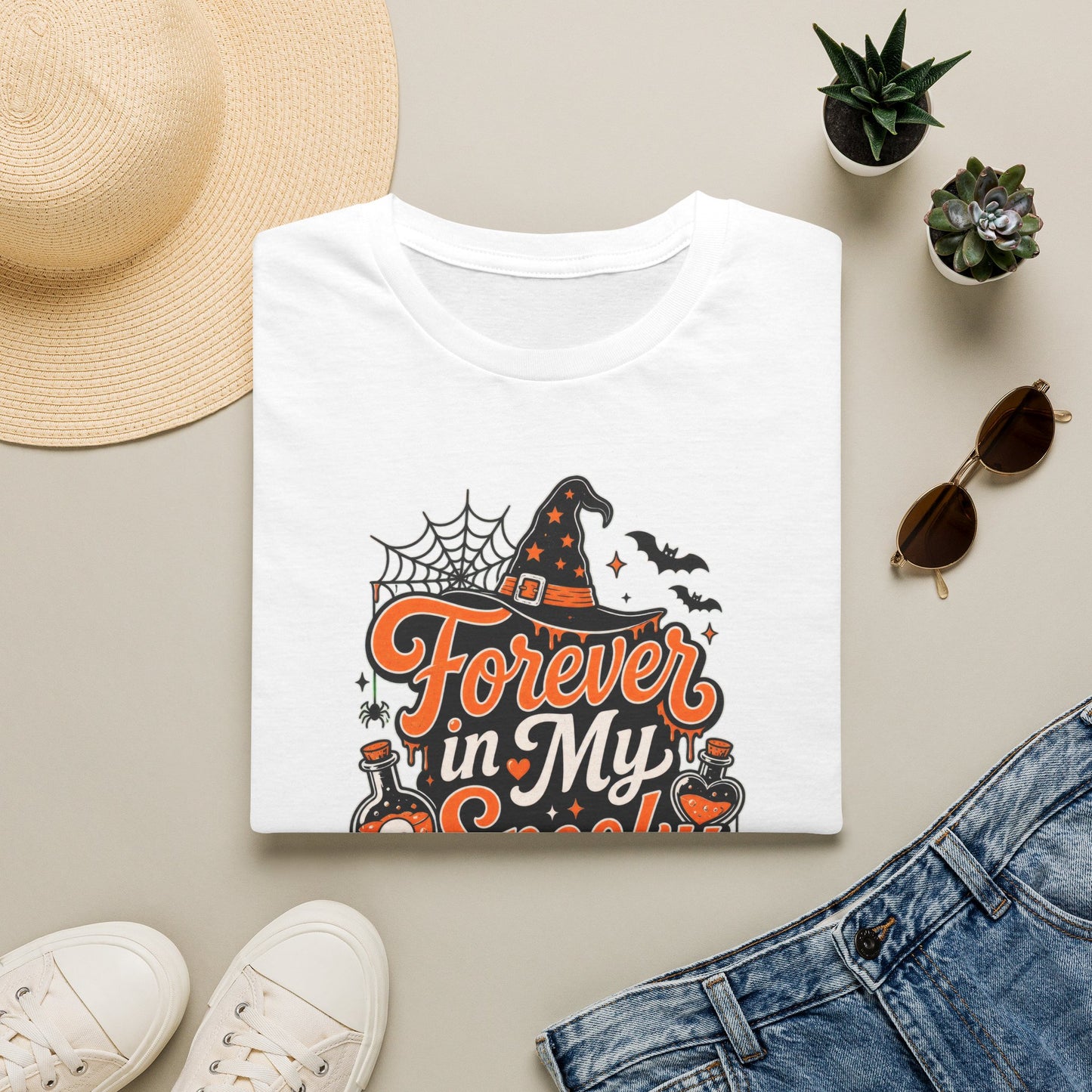 Forever in My Spooky Era T-Shirt | Cute Halloween Witch Graphic Tee