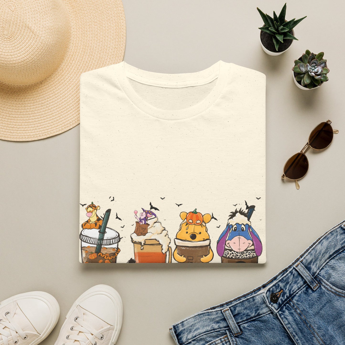 Cute Fall T-Shirt | Pumpkin Latte Cow & Friends Graphic Tee