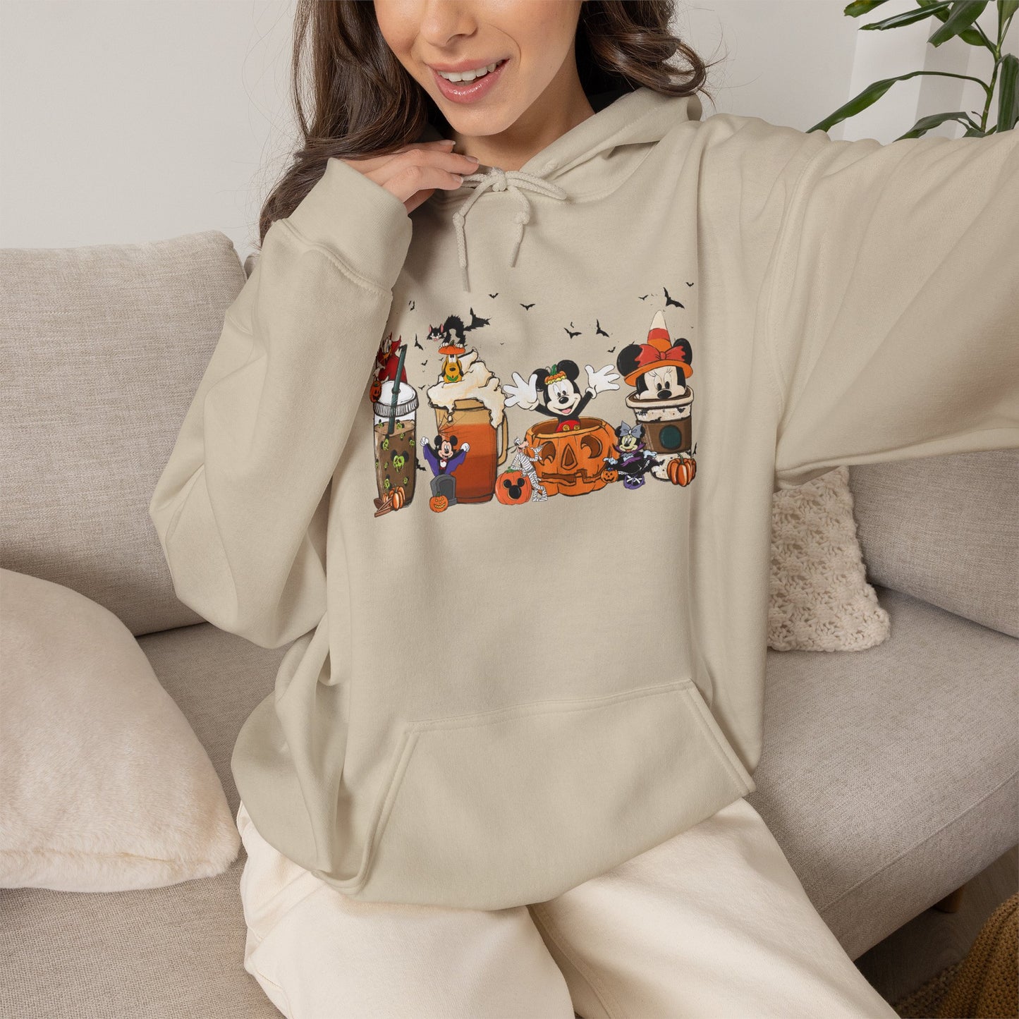 Halloween Cats Hoodie | Cute Trick or Treat Graphic Sweatshirt