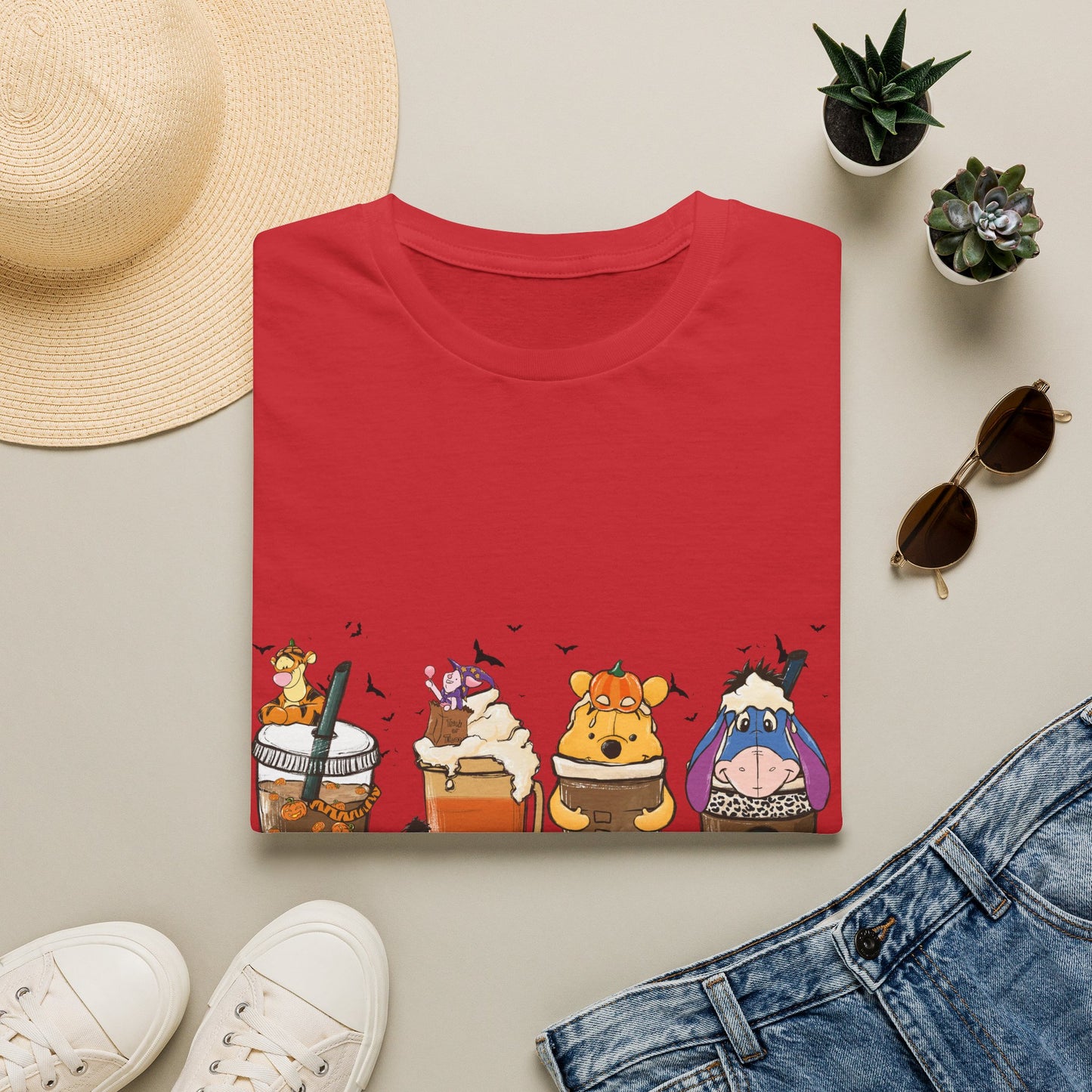 Cute Fall T-Shirt | Pumpkin Latte Cow & Friends Graphic Tee