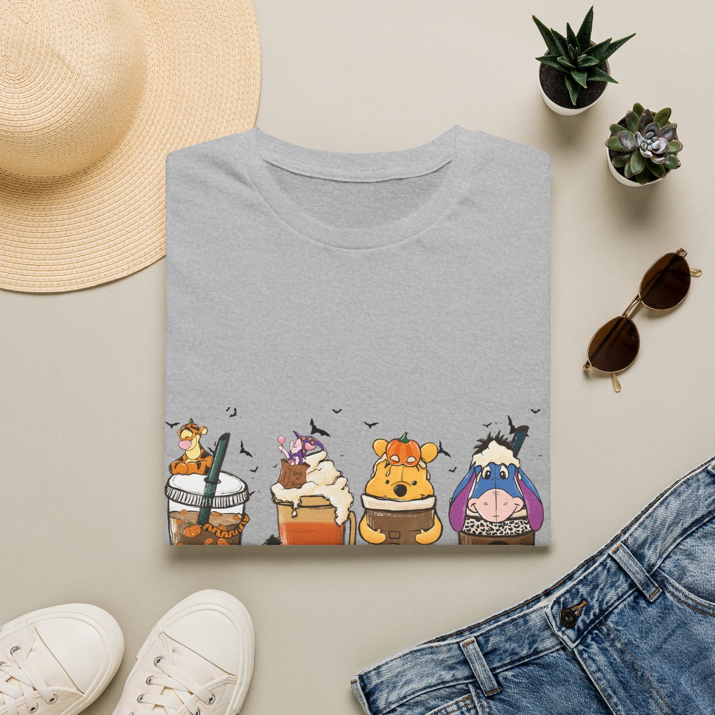 Cute Fall T-Shirt | Pumpkin Latte Cow & Friends Graphic Tee