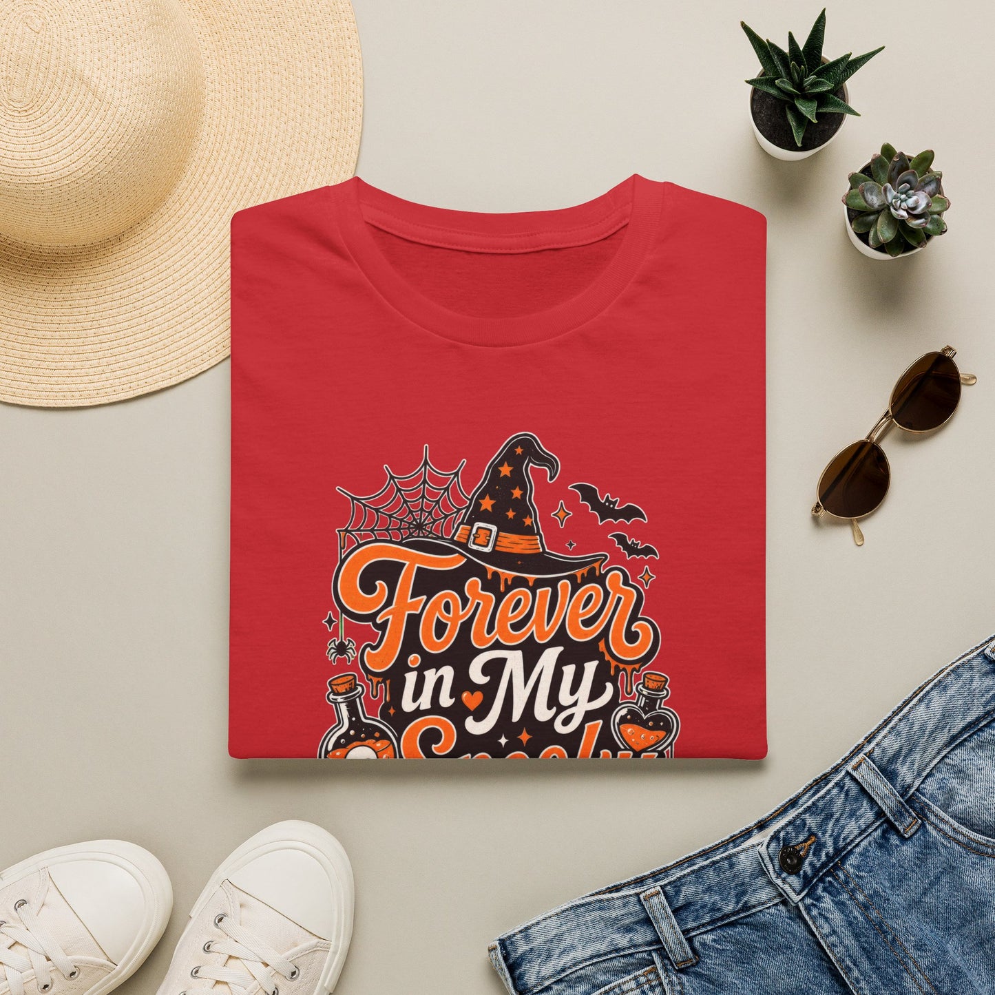 Forever in My Spooky Era T-Shirt | Cute Halloween Witch Graphic Tee