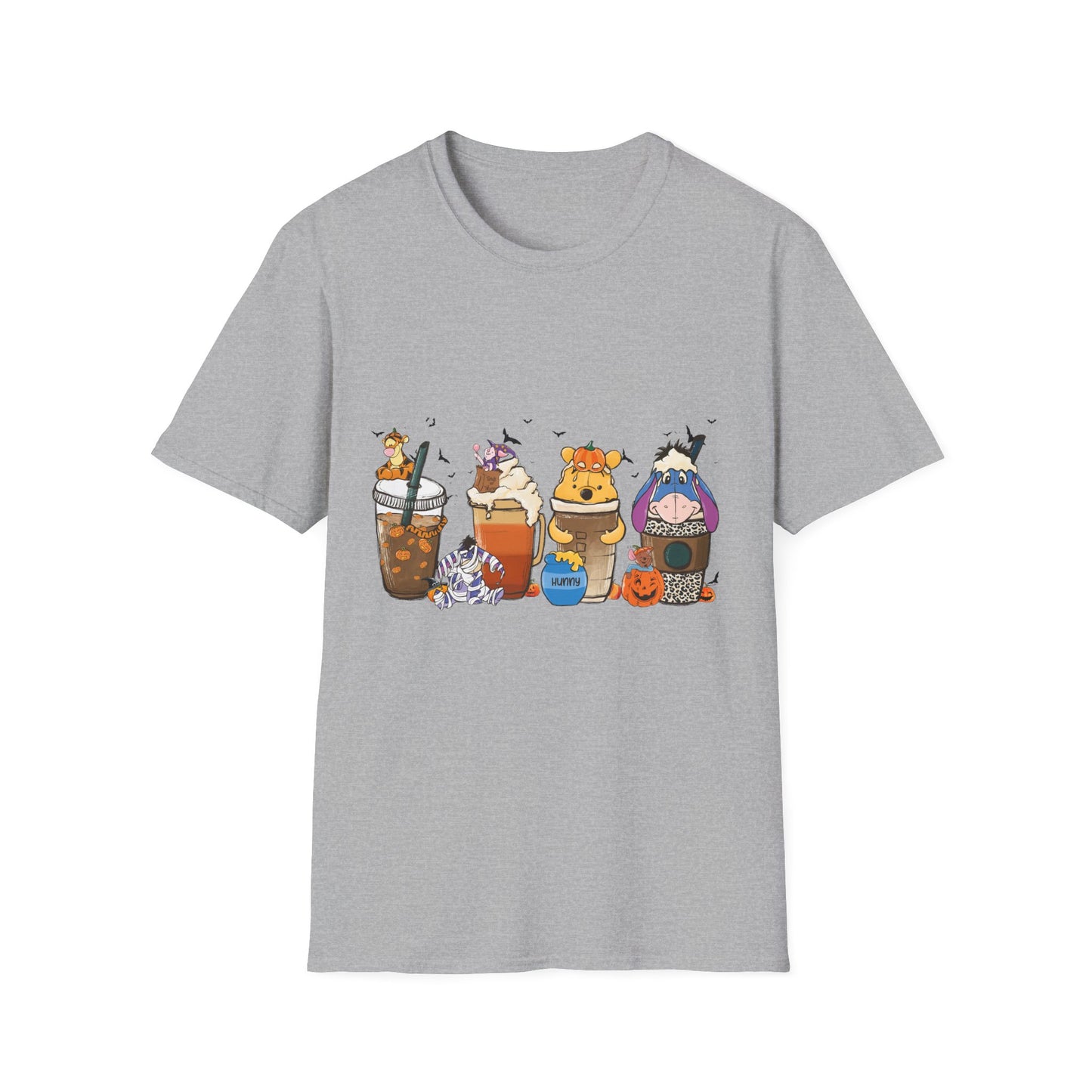 Cute Fall T-Shirt | Pumpkin Latte Cow & Friends Graphic Tee