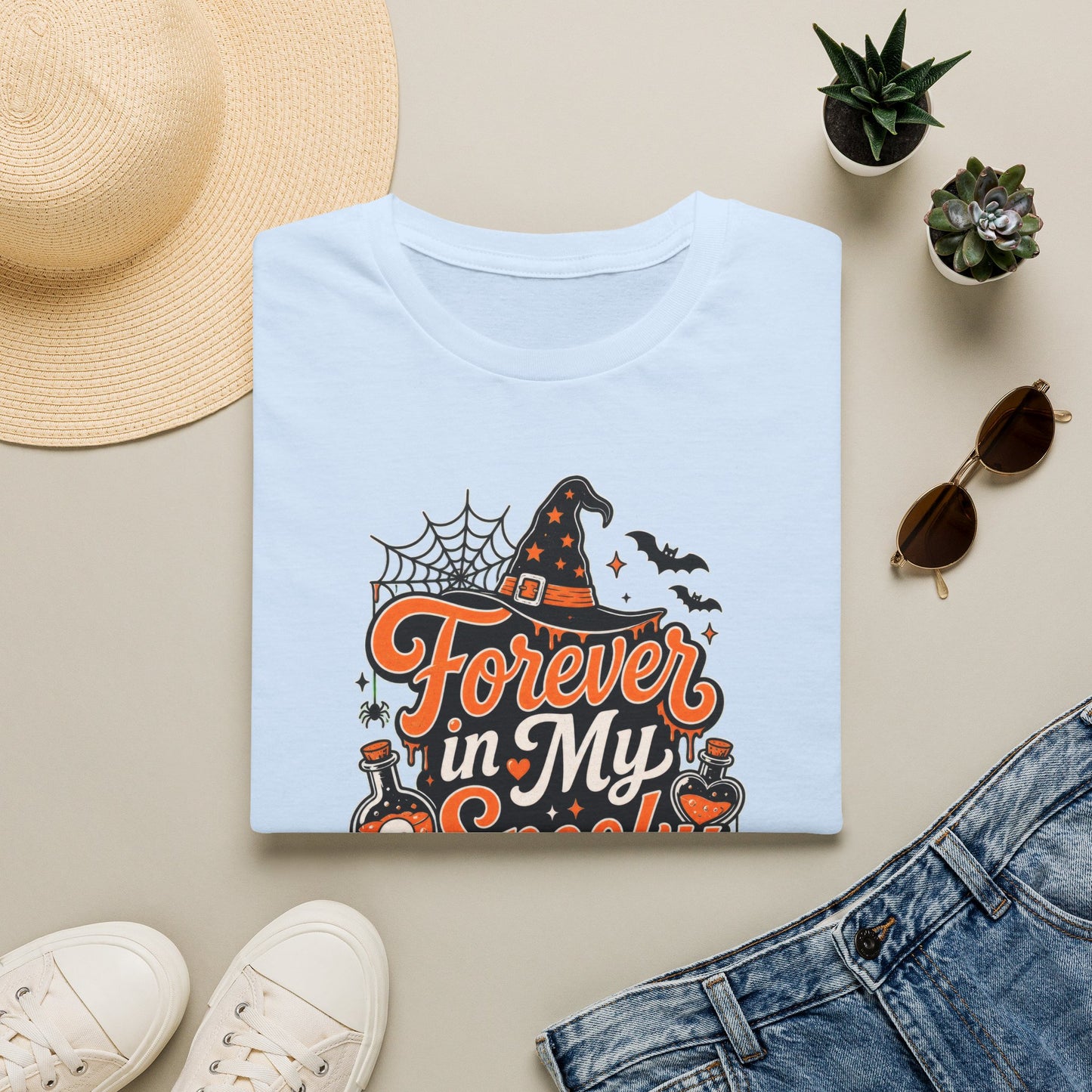 Forever in My Spooky Era T-Shirt | Cute Halloween Witch Graphic Tee