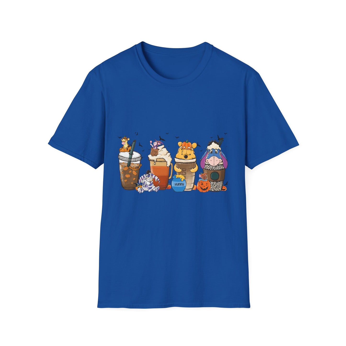 Cute Fall T-Shirt | Pumpkin Latte Cow & Friends Graphic Tee