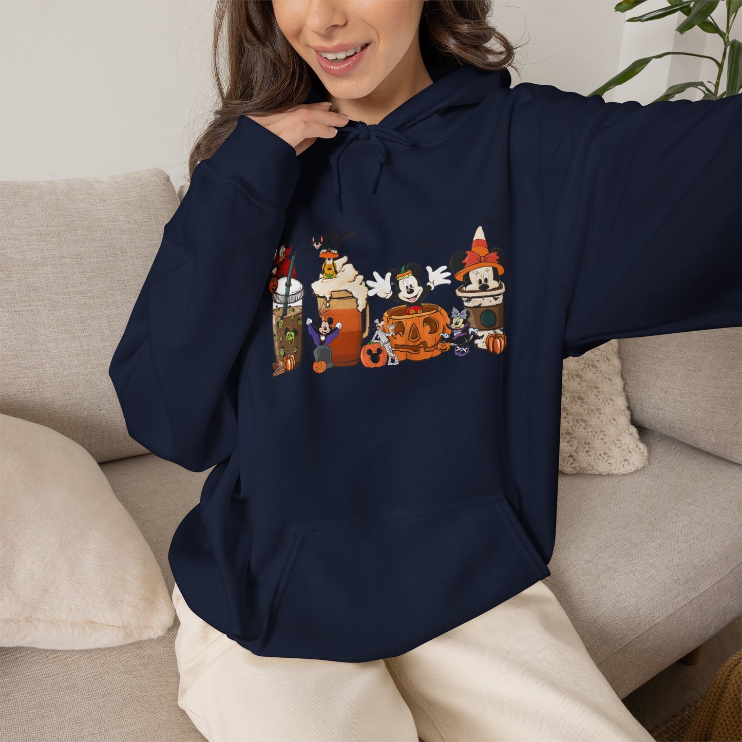 Halloween Cats Hoodie | Cute Trick or Treat Graphic Sweatshirt