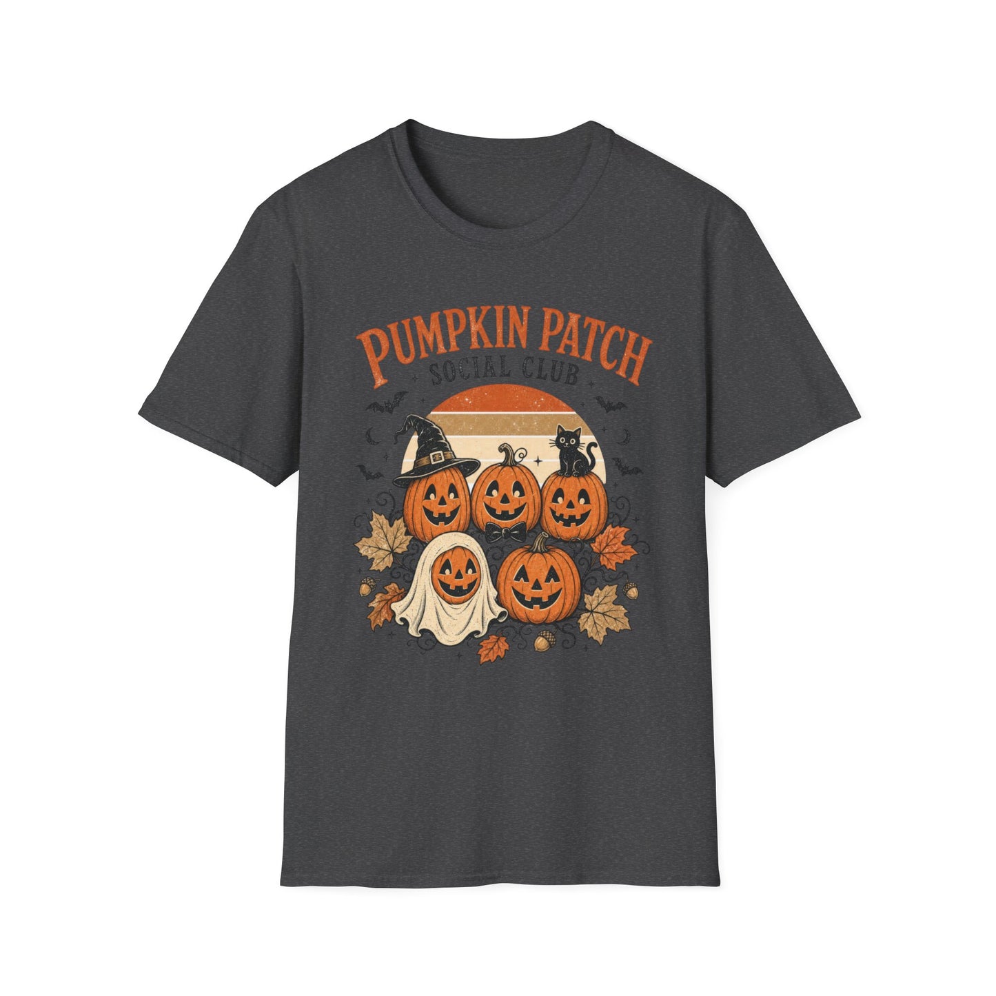 Pumpkin Patch Social Club T-Shirt | Retro Fall Pumpkin Graphic Tee