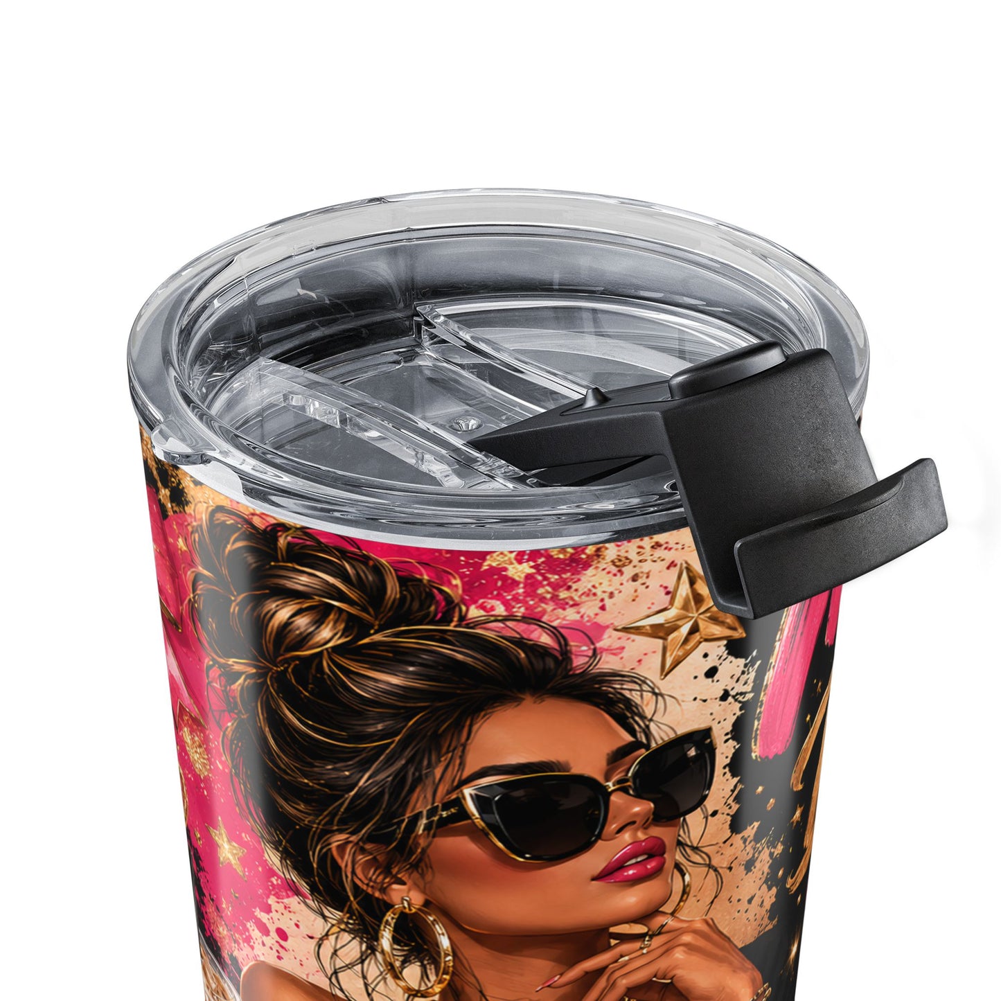 20oz Glam Diva Tumbler | Boss Babe Coffee Travel Mug | Business Woman Gift