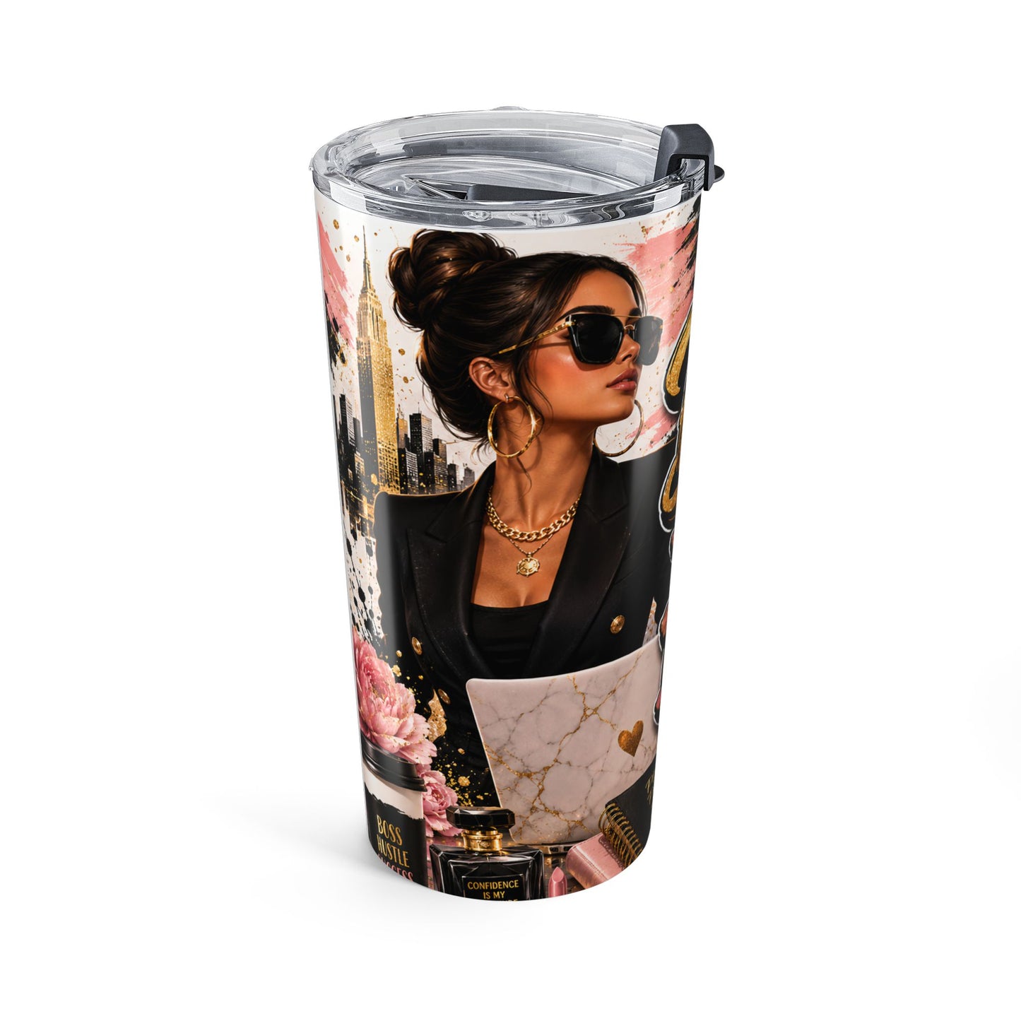 Built My Empire 20oz Skinny Tumbler | Inspirational Coffee Mug | Boss Babe Travel Cup | Gift for Entrepreneur