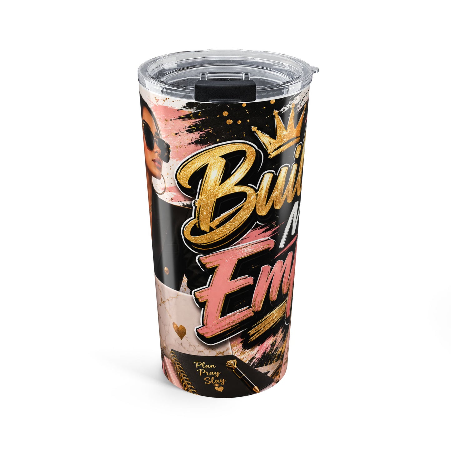 Built My Empire 20oz Skinny Tumbler | Inspirational Coffee Mug | Boss Babe Travel Cup | Gift for Entrepreneur