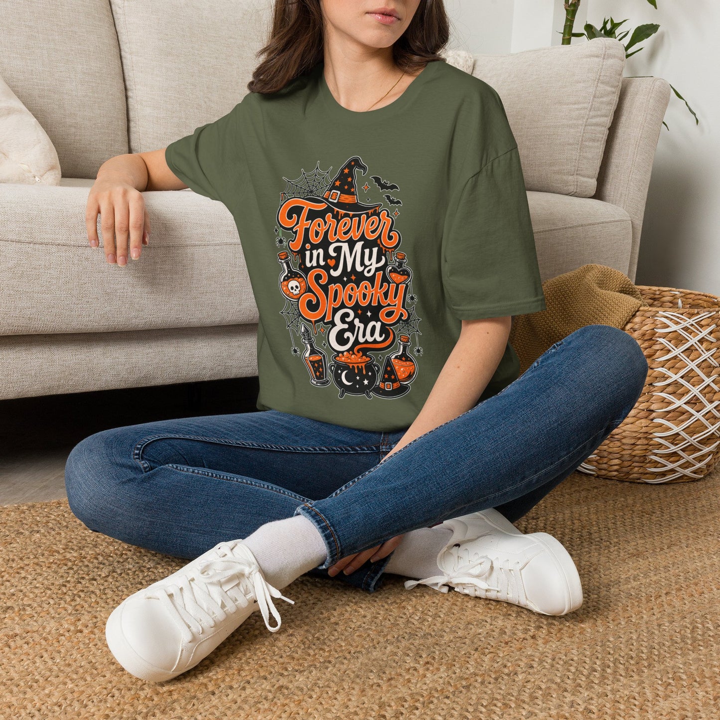 Forever in My Spooky Era T-Shirt | Cute Halloween Witch Graphic Tee