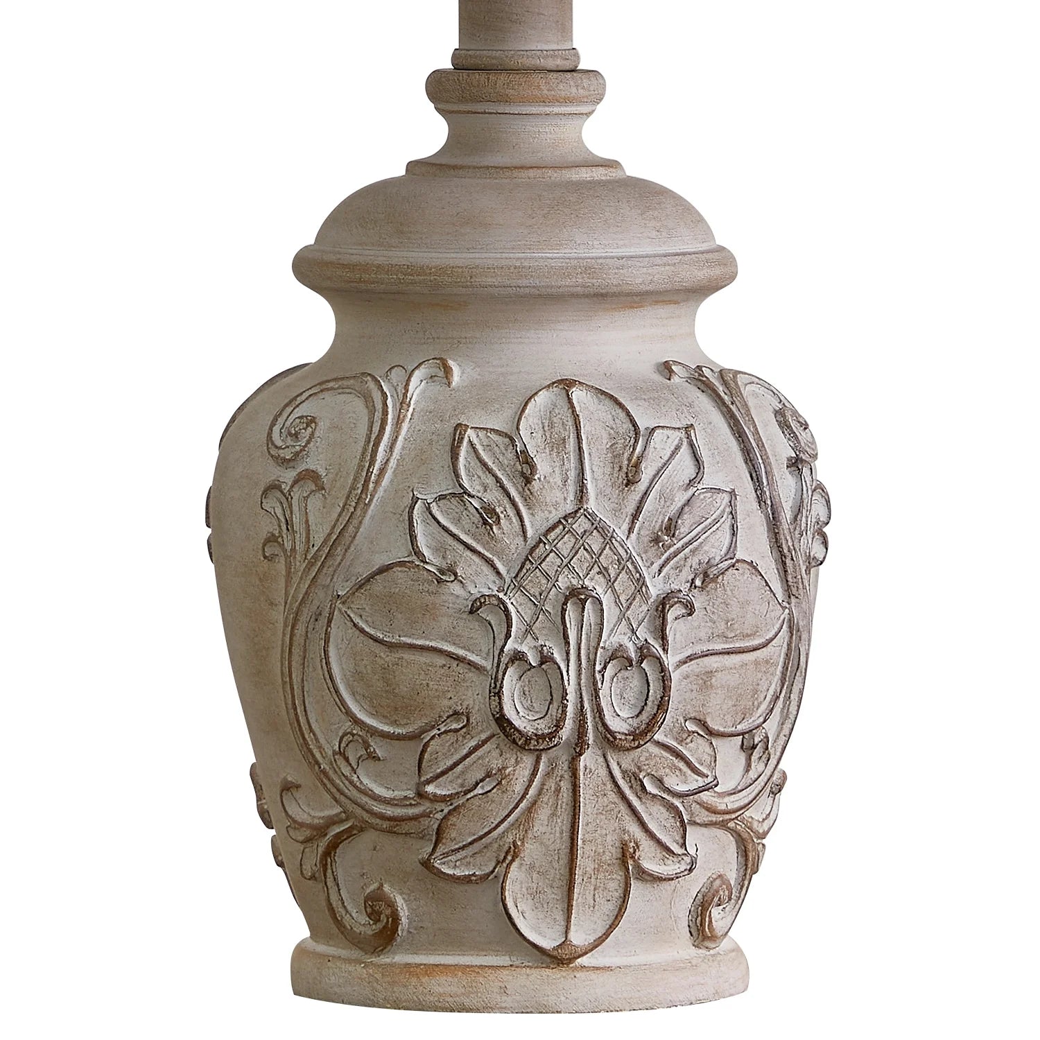 Rustic Retro Table Lamp Set of 2 for Bedroom Living Room 18.75" Farmhouse Nightstands Bedside Lamps Resin