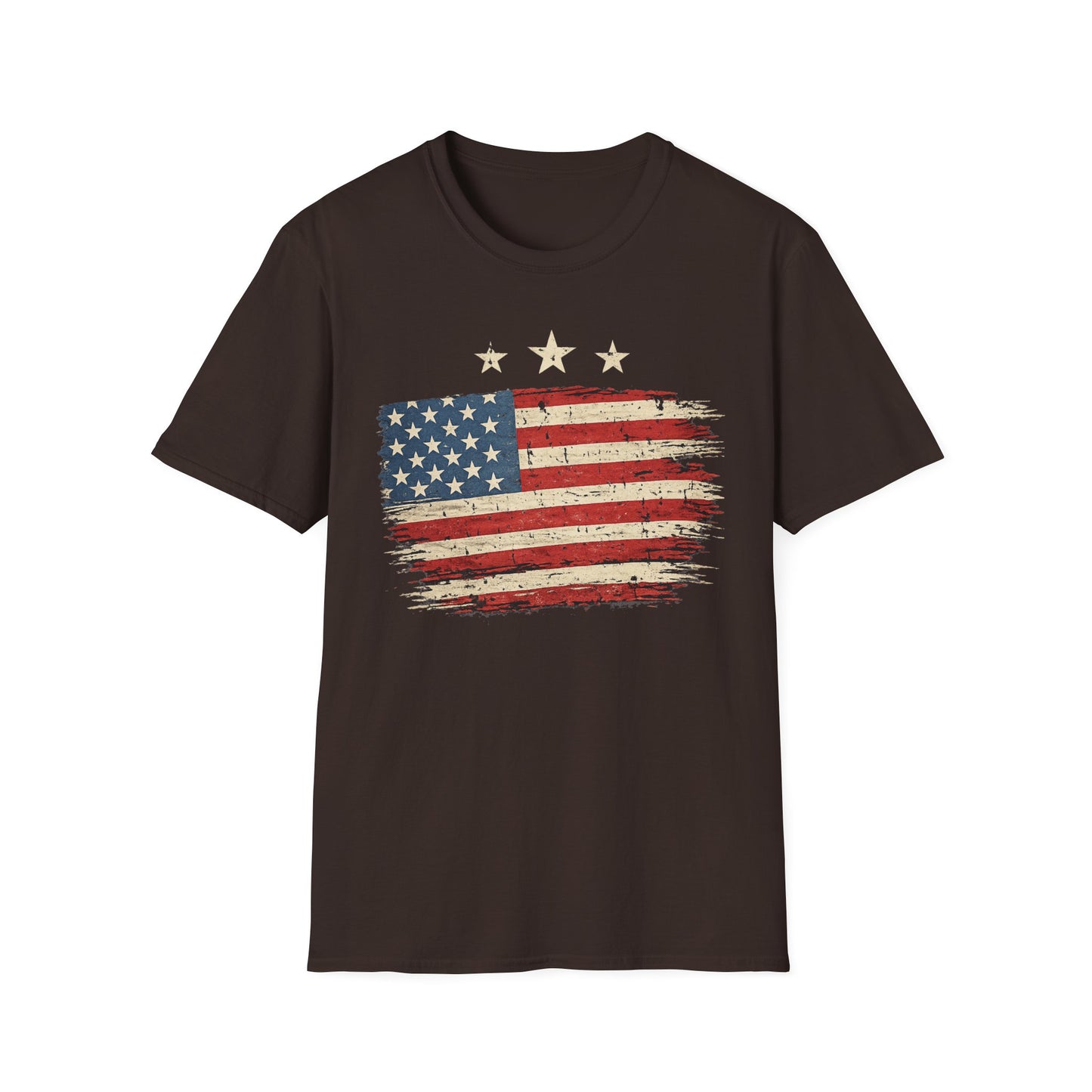 Vintage Distressed American Flag T-Shirt | Patriotic USA Tee | 4th of July Shirt
