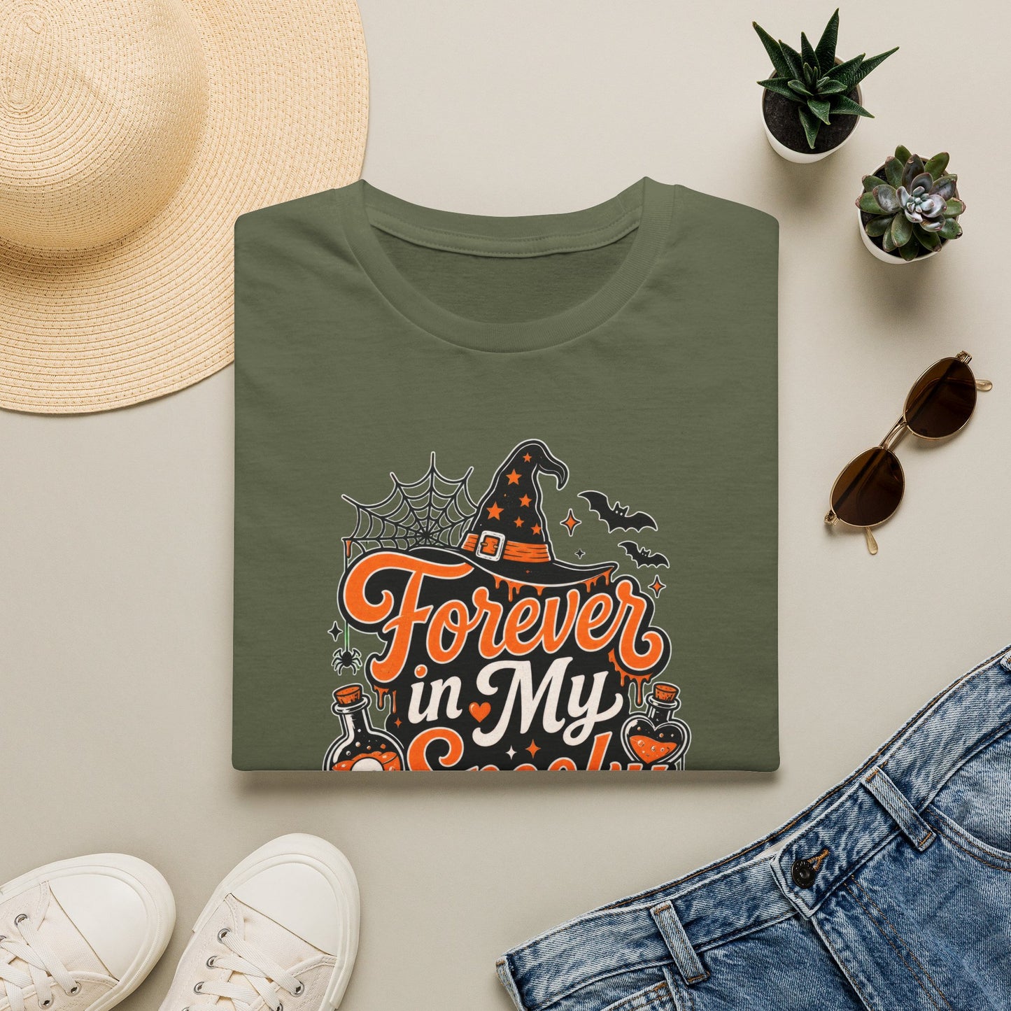 Forever in My Spooky Era T-Shirt | Cute Halloween Witch Graphic Tee