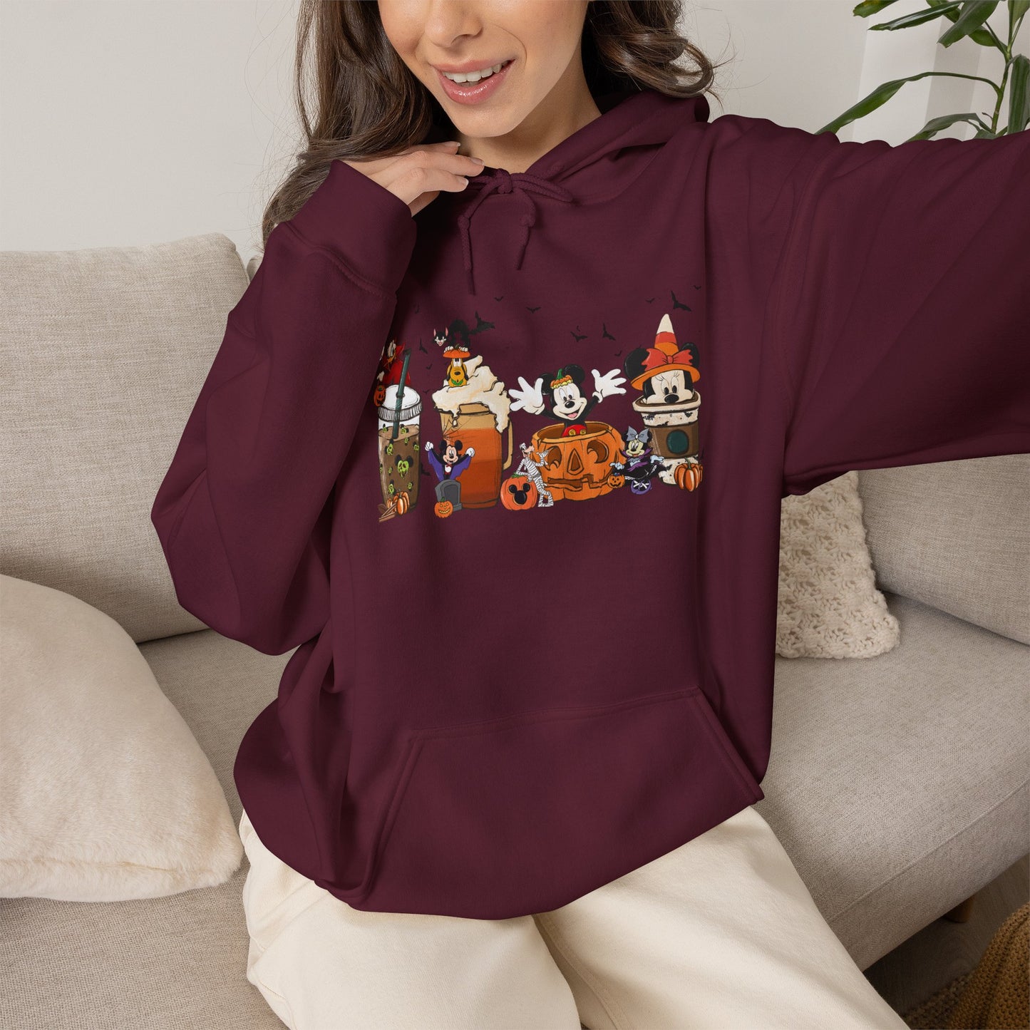 Halloween Cats Hoodie | Cute Trick or Treat Graphic Sweatshirt