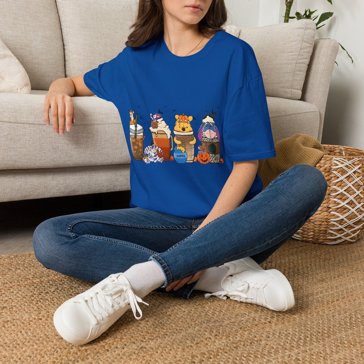 Cute Fall T-Shirt | Pumpkin Latte Cow & Friends Graphic Tee