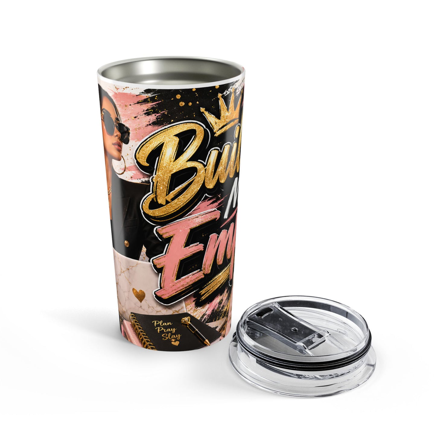 Built My Empire 20oz Skinny Tumbler | Inspirational Coffee Mug | Boss Babe Travel Cup | Gift for Entrepreneur