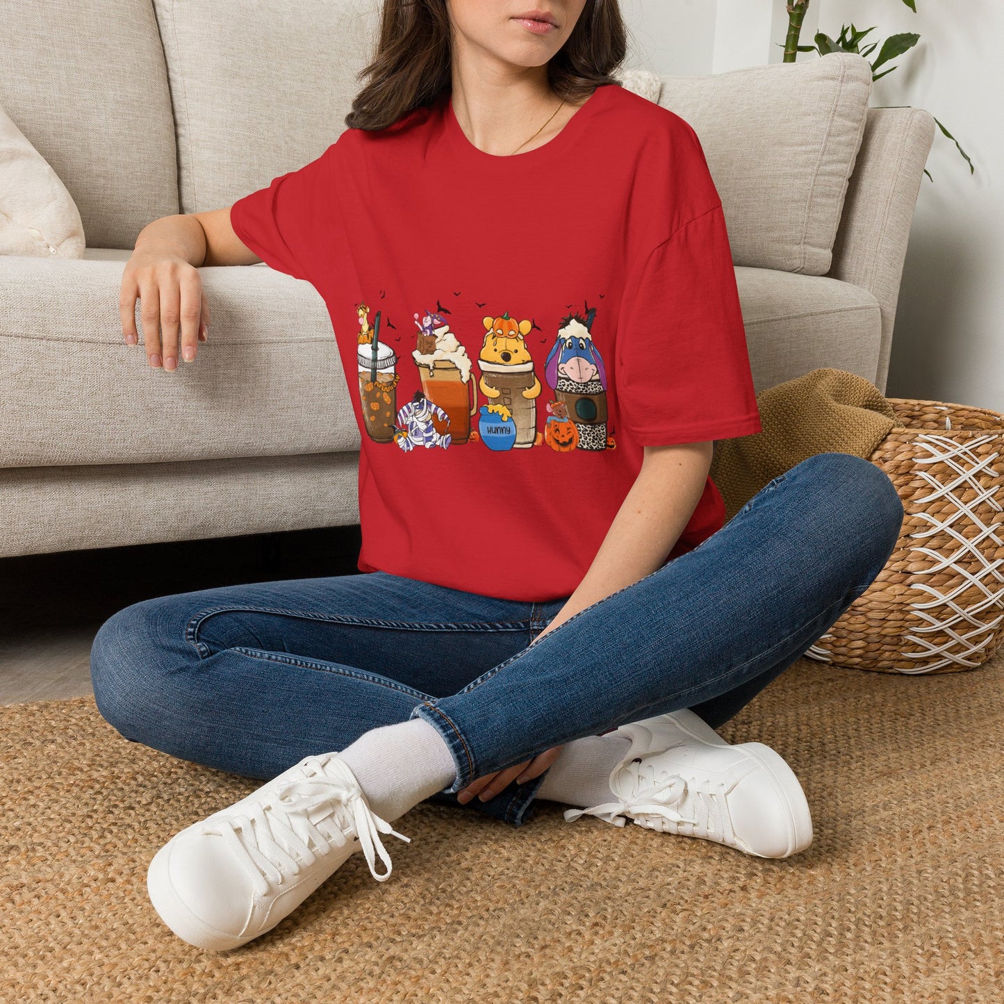 Cute Fall T-Shirt | Pumpkin Latte Cow & Friends Graphic Tee