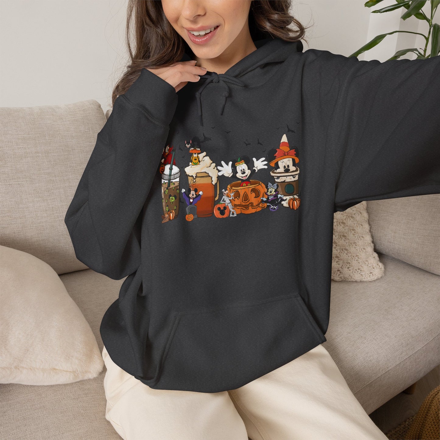 Halloween Cats Hoodie | Cute Trick or Treat Graphic Sweatshirt