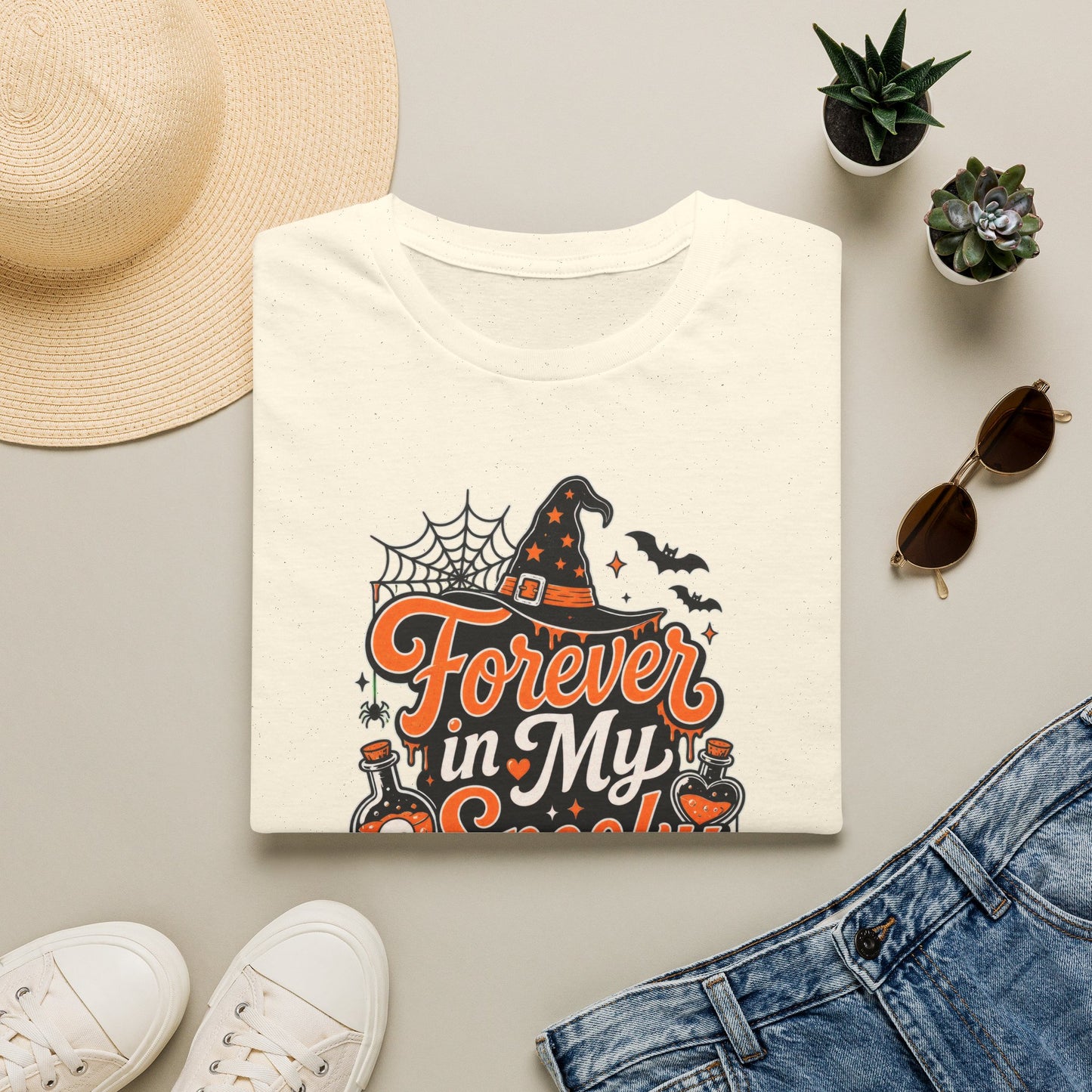 Forever in My Spooky Era T-Shirt | Cute Halloween Witch Graphic Tee