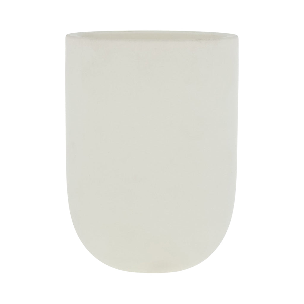 Calm (Coconut + Citrus + Amber) Scented 1-Wick Ceramic Jar Spa Candle 10Oz.