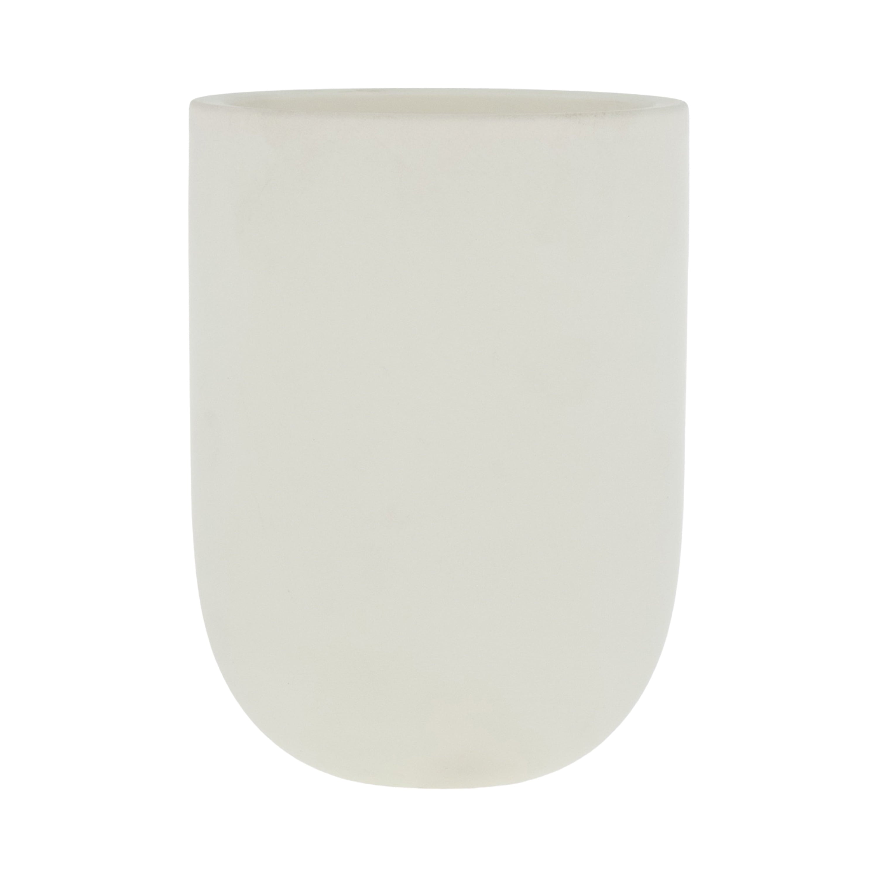 Calm (Coconut + Citrus + Amber) Scented 1-Wick Ceramic Jar Spa Candle 10Oz.