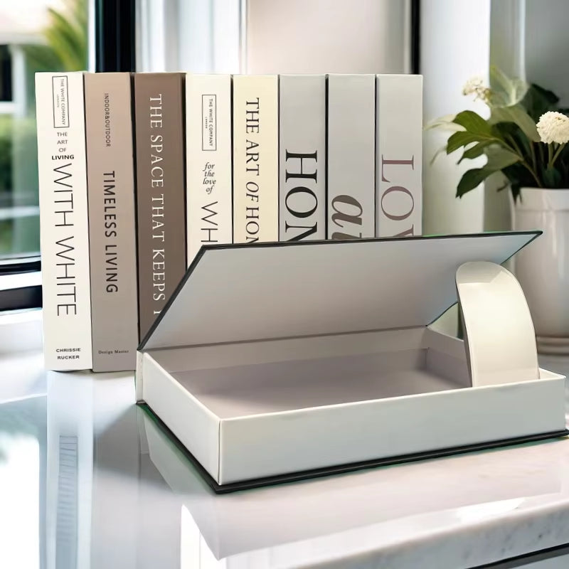 Luxury Home Decor Fake Book Storage Box Decorative Books Designer Coffee Table Books Bedroom Shooting Prop Fashion Magazine Boho